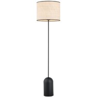 Stehlampe Rattan Metall E27 142 cm Schwarz Natur Modern Stehlampe Rattan Metall E27 142 cm Schwarz Natur Modern von Emibig