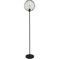Stehlampe Schwarz E27 161 cm Metall Retro CAMERON von Searchlight