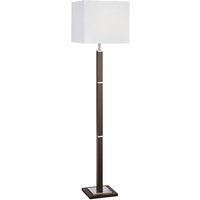 Stehlampe klein 147 cm Braun Weiß Metall Stoffschirm E27 Stehlampe klein 147 cm Braun Weiß Metall Stoffschirm E27 von Searchlight