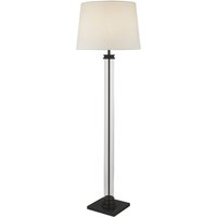 Stehlampe klein 156 cm Schwarz Weiß E27 von Searchlight