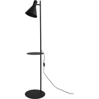 Stehlampe mit Ablage E27 verstellbarer Schirm Schwarz 138 cm von TK Lighting