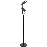 Stehleuchte 2-flammig Schwarz GU10 150 cm Metall verstellbar von Searchlight