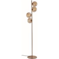 Stehleuchte G9 Metall Glas in Messing Champagner 160 cm Stehleuchte G9 Metall Glas in Messing Champagner 160 cm von Eco-Light