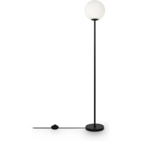 Stehleuchte Glas Metall E27 155 cm Schwarz Weiß Modern Stehleuchte Glas Metall E27 155 cm Schwarz Weiß Modern von Maytoni