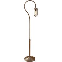 Stehleuchte LANA Metall Messing 162cm Bodenlampe von ELSTEAD