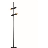 Stehleuchte LED verstellbar 151 cm in Schwarz Gold 3000 K Stehleuchte LED verstellbar 151 cm in Schwarz Gold 3000 K von Searchlight