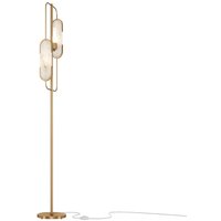 Stehleuchte Metall 161,5 cm in Gold Weiß (Stein) G9 von Maytoni