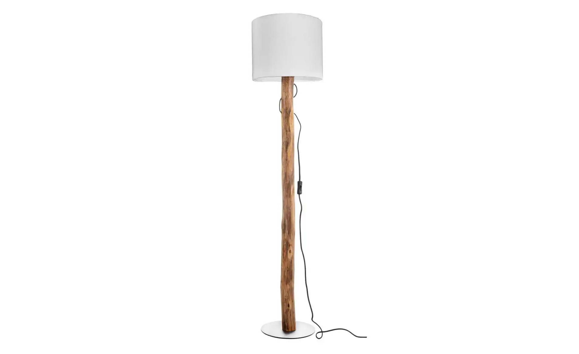Globo Lighting Stehleuchte   ¦ braun ¦ Maße (cm): B: 30 H: 140  Ø: 30.0 Lampen & Leuchten > LED-Leuchten > LED-Stehlampen - Möbel Kraft