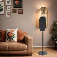 Stehleuchte dekorativ 163 cm GX53 Schwarz Gold aus Metall Holz von Nowodvorski