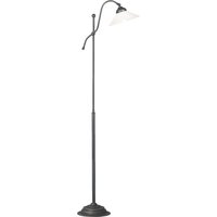 Stehleuchte klein 130 cm E27 Messing Glas Rustikal von Ghidini Giovanni Battista