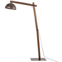 Stehleuchte verstellbar 180 cm hoch Gelenk Holz Metall E27 von TK Lighting