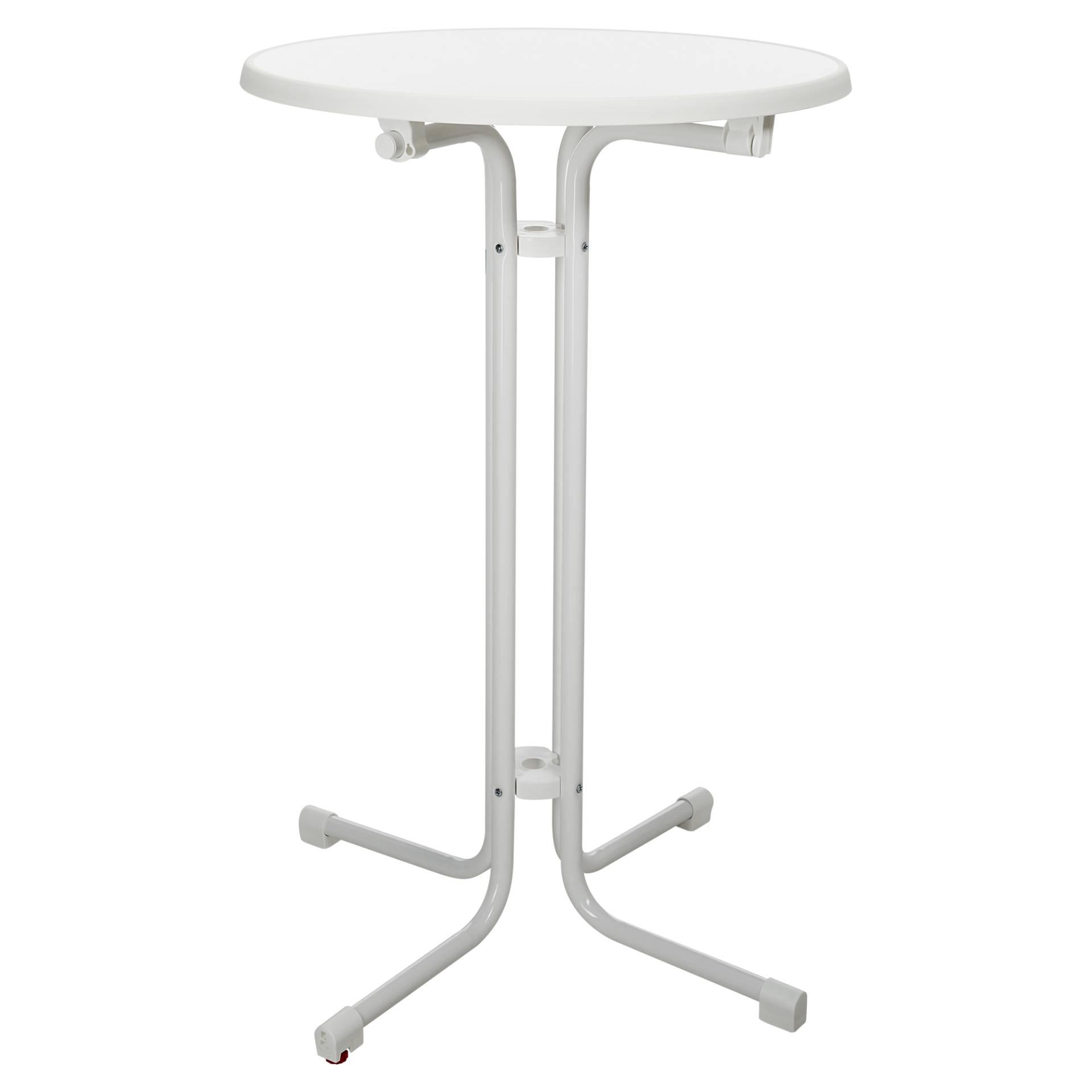 Stehtisch weiß Ø 70 x 110 cm Stehtisch weiß Ø 70 x 110 cm
