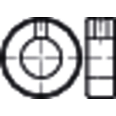 Stellringe m.Gewindestift-leichte Reihe, DIN 705 Edelstahl A1/1.4305 120x160x 25 von Nobrand