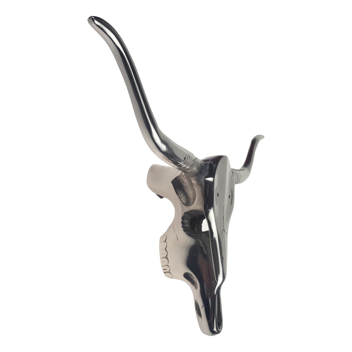 Stierkopf Stier mit Hörner Design Wanddekoration Schädel Bulle Kuhkopf Alu Stierkopf Stier mit Hörner Design Wanddekoration Schädel Bulle Kuhkopf Alu