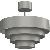 Stilvolle Deckenlampe Dunkelgrau E27 Ø39 cm indirekt Stilvolle Deckenlampe Dunkelgrau E27 Ø39 cm indirekt von Luminex