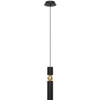 Stilvolle Hängelampe Metall GU10 in Schwarz Braun Gold von Zaklad Wielobranzowy Export-Import-Jupiter