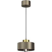 Stilvolle Hängelampe Metall in Gold Ø20,5 cm E27 Loft von Luminex