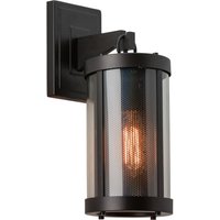 Stilvolle Wandlampe in Bronze Industrie Design von ELSTEAD