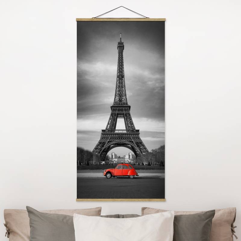 Stoffbild - Hochformat Spot on Paris