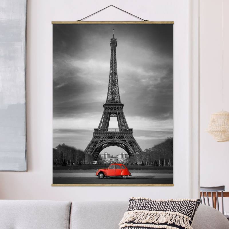 Stoffbild mit Posterleisten Spot on Paris