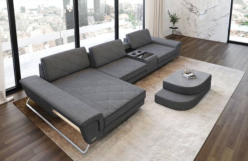 Stoffsofa Bari L-Form – Modern & Komfortabel