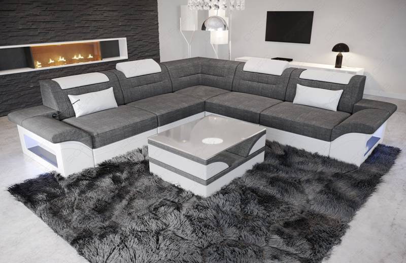 Stoffsofa Brianza L-Form – Komfort & Design