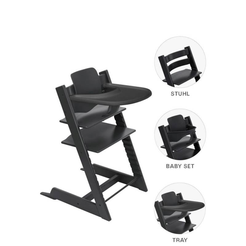 Stokke HOCHSTUHL-SET Schwarz