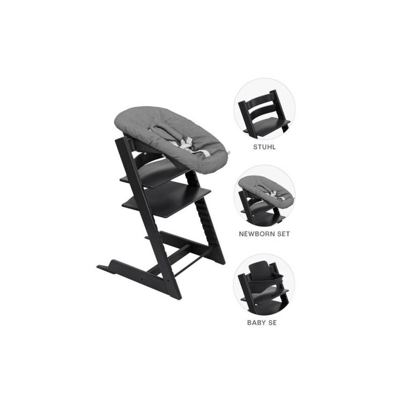 Stokke HOCHSTUHL-SET Schwarz