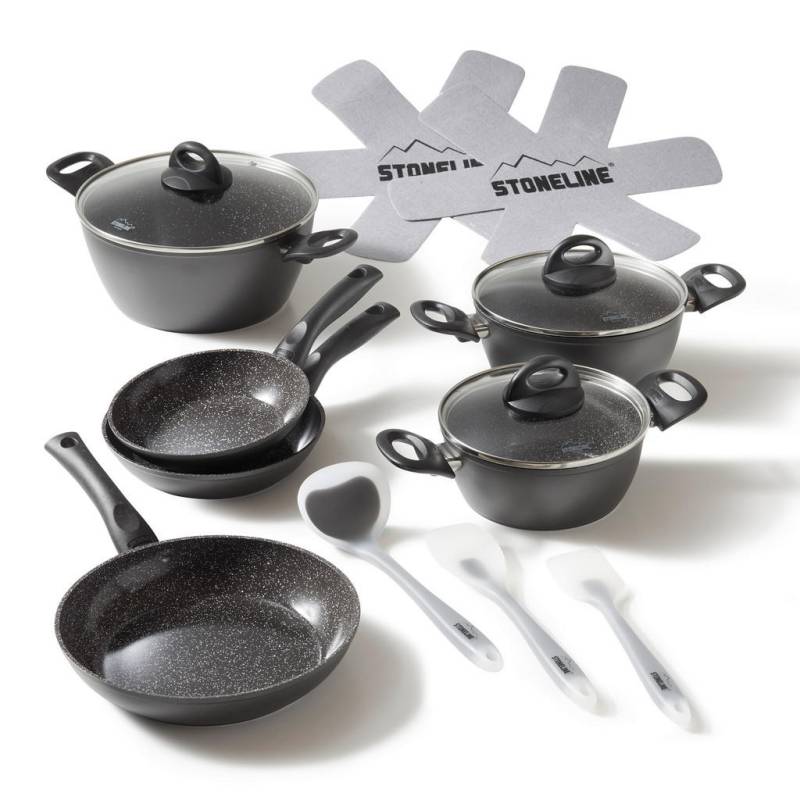 Stoneline KOCHGESCHIRR-SET Grau