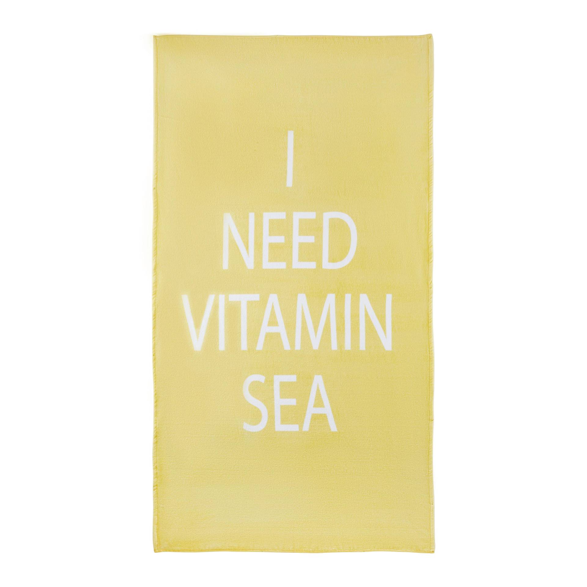 Strandtuch Patsy Gelb ca. 90x180cm von Mömax