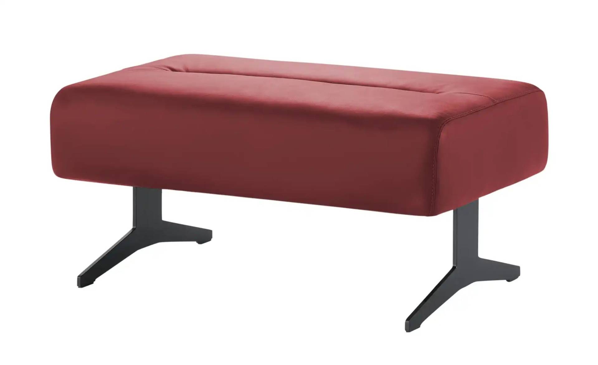 Stressless Hocker aus Leder  Stella ¦ rot ¦ Maße (cm): B: 90 H: 44 T: 57 Polstermöbel > Hocker - Höffner