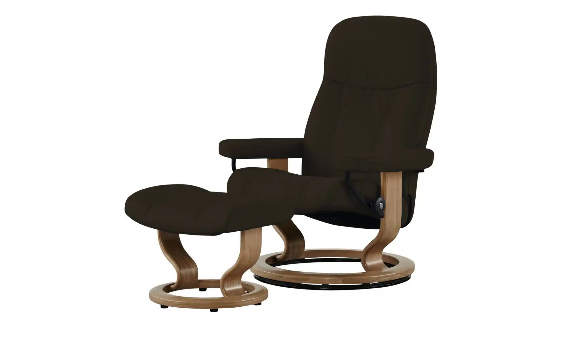 Stressless Relaxsessel mit Hocker Leder Consul  ¦ braun ¦ Maße (cm): B: 76 H: 100 T: 71.0 Polstermöbel > Sessel > Drehsessel - Möbel Kraft
