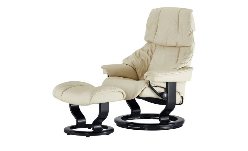 Stressless Relaxsessel mit Hocker  Reno  ¦ creme ¦ Maße (cm): B: 79 H: 108 T: 75.0 Polstermöbel > Sessel > Drehsessel - Möbel Kraft
