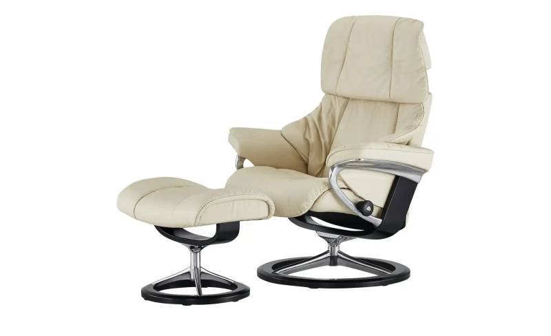 Stressless Relaxsessel mit Hocker  Reno  ¦ creme ¦ Maße (cm): B: 83 H: 110 T: 76.0 Polstermöbel > Sessel > Drehsessel - Möbel Kraft