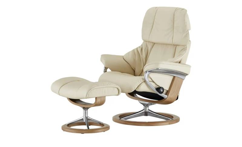 Stressless Relaxsessel mit Hocker  Reno  ¦ creme ¦ Maße (cm): B: 83 H: 110 T: 76.0 Polstermöbel > Sessel > Drehsessel - Möbel Kraft