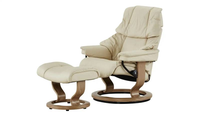 Stressless Relaxsessel mit Hocker  Reno  ¦ creme ¦ Maße (cm): B: 88 H: 108 T: 78.0 Polstermöbel > Sessel > Drehsessel - Möbel Kraft