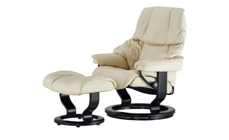 Stressless Relaxsessel mit Hocker  Reno  ¦ creme ¦ Maße (cm): B: 88 H: 108 T: 78.0 Polstermöbel > Sessel > Drehsessel - Möbel Kraft