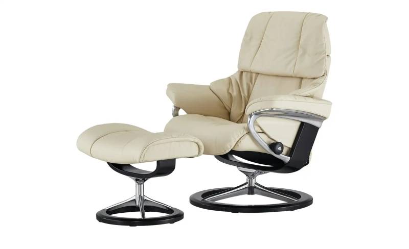 Stressless Relaxsessel mit Hocker  Reno  ¦ creme ¦ Maße (cm): B: 92 H: 110 T: 80.0 Polstermöbel > Sessel > Drehsessel - Möbel Kraft