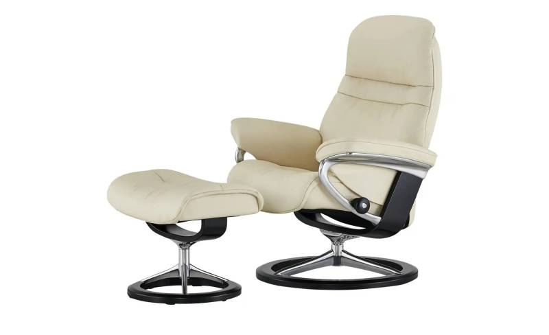 Stressless Relaxsessel mit Hocker Leder Sunrise ¦ creme ¦ Maße (cm): B: 79 H: 103 T: 73.0 Polstermöbel > Sessel > Drehsessel - Möbel Kraft