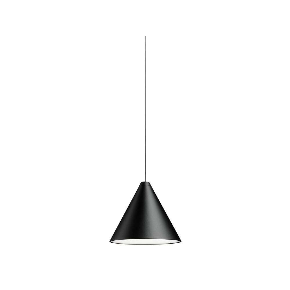 Flos - String Light Cone 12m Schwarz Soft Touch Dim von Flos