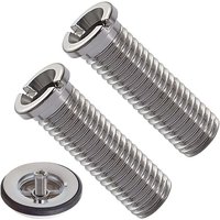 Stück Silberne Spülkorbschrauben Edelstahl Hohlschrauben Abflussschrauben, für Küchenspüle Abfluss Küchenspüle Küchenspülenzubehör, M12 x 30 mm Stück Silberne Spülkorbschrauben Edelstahl Hohlschrauben Abflussschrauben, für Küchenspüle Abfluss Küchenspüle Küchenspülenzubehör, M12 x 30 mm