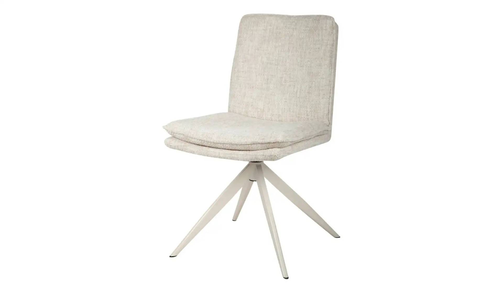 Stuhl drehbar  Cedric ¦ beige ¦ Maße (cm): B: 49 H: 85 T: 63.0 Stühle > Küchenstühle > Polster Küchenstühle - Höffner