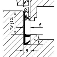 Primo - tks 5427 Fensterdichtung (Stulpdichtung) Kunststoff Dichtung rustikalbraun von Primo