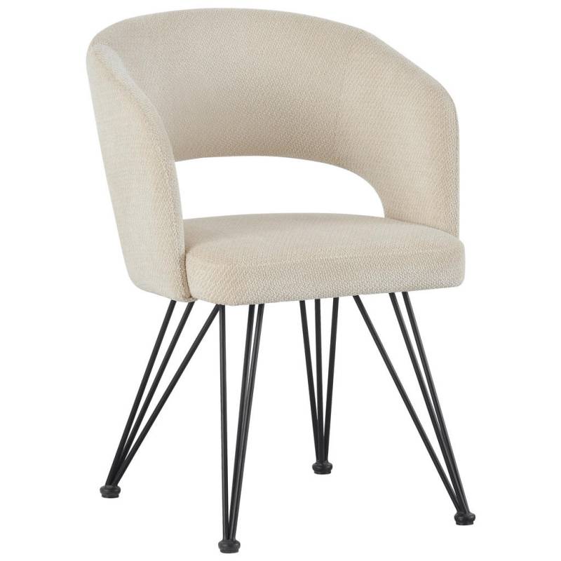 Stylife ARMLEHNSTUHL Beige, Schwarz Stylife ARMLEHNSTUHL Beige, Schwarz