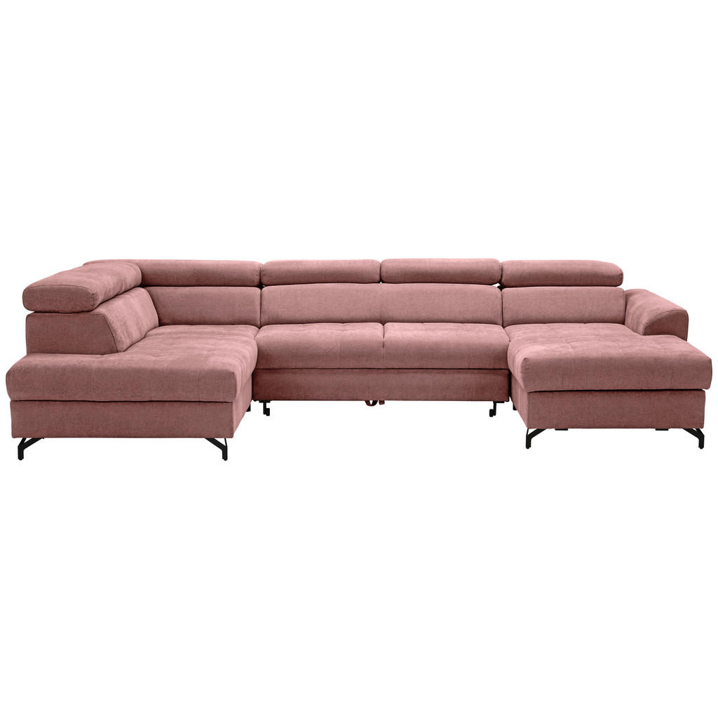 Stylife Wohnlandschaft, Altrosa, Textil, 6-Sitzer, U-Form, 327x203 cm, Bettkasten erhältlich, Bettfunktion Hocker Rücken echt, Wohnzimmer, Sofas & Couches, Wohnlandschaften, Wohnlandschaften in U-Form Stylife Wohnlandschaft, Altrosa, Textil, 6-Sitzer, U-Form, 327x203 cm, Bettkasten erhältlich, Bettfunktion Hocker Rücken echt, Wohnzimmer, Sofas & Couches, Wohnlandschaften, Wohnlandschaften in U-Form von Stylife