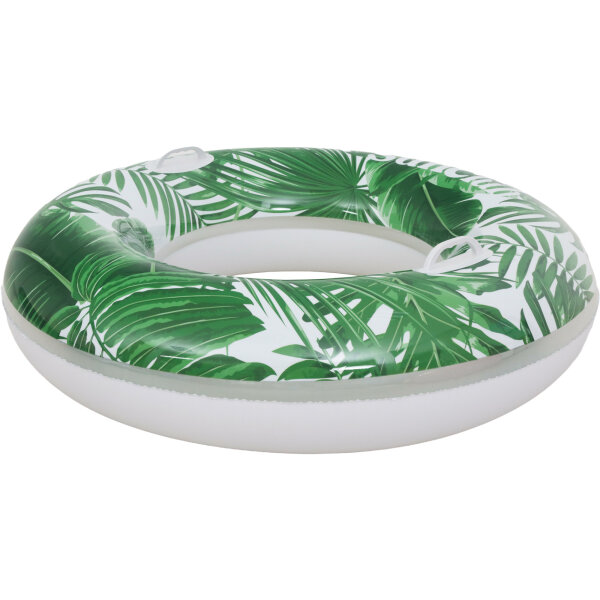 SunClub Schwimmring Blatt Ø 100 cm mit Haltegriffen und Sicherheitsventil