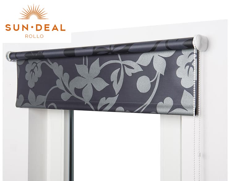 SunDeal® Rollo auf Maß | bis zu 250cm Höhe und 180cm Breite möglich | günstige Alternative