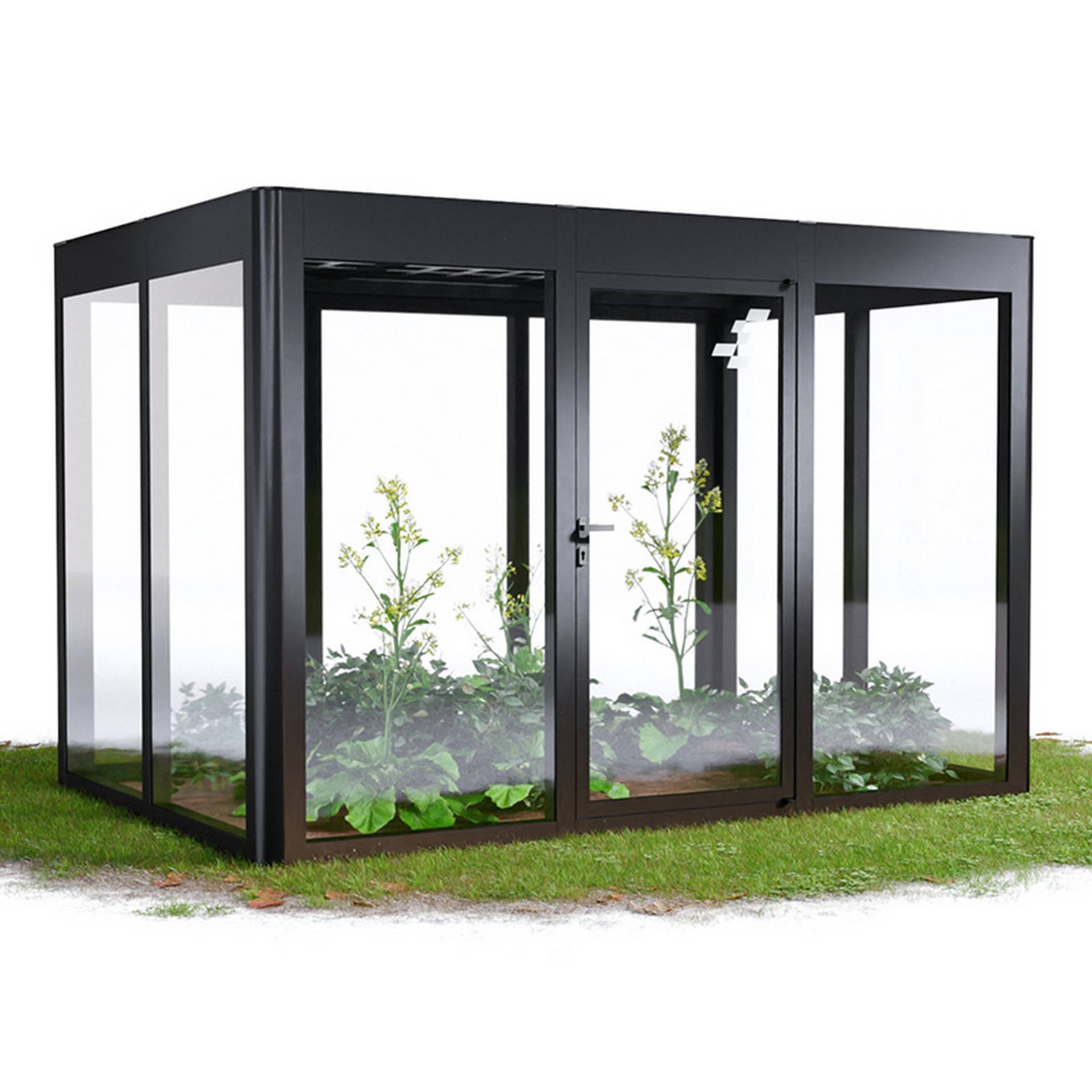 SunElements Gewächshaus 'SunGarden Energy 3.2' 338 x 233 cm mit 6 mm Acrylglas Solardach anthrazit-metallic SunElements Gewächshaus 'SunGarden Energy 3.2' 338 x 233 cm mit 6 mm Acrylglas Solardach anthrazit-metallic