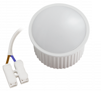 Super flaches LED SMD Modul / Leuchtmittel, Höhe 25 mm, Sockel GU10 oder MR16, Winkel 90º, 5W = 50W, 440 Lumen, 3000K warmweiß