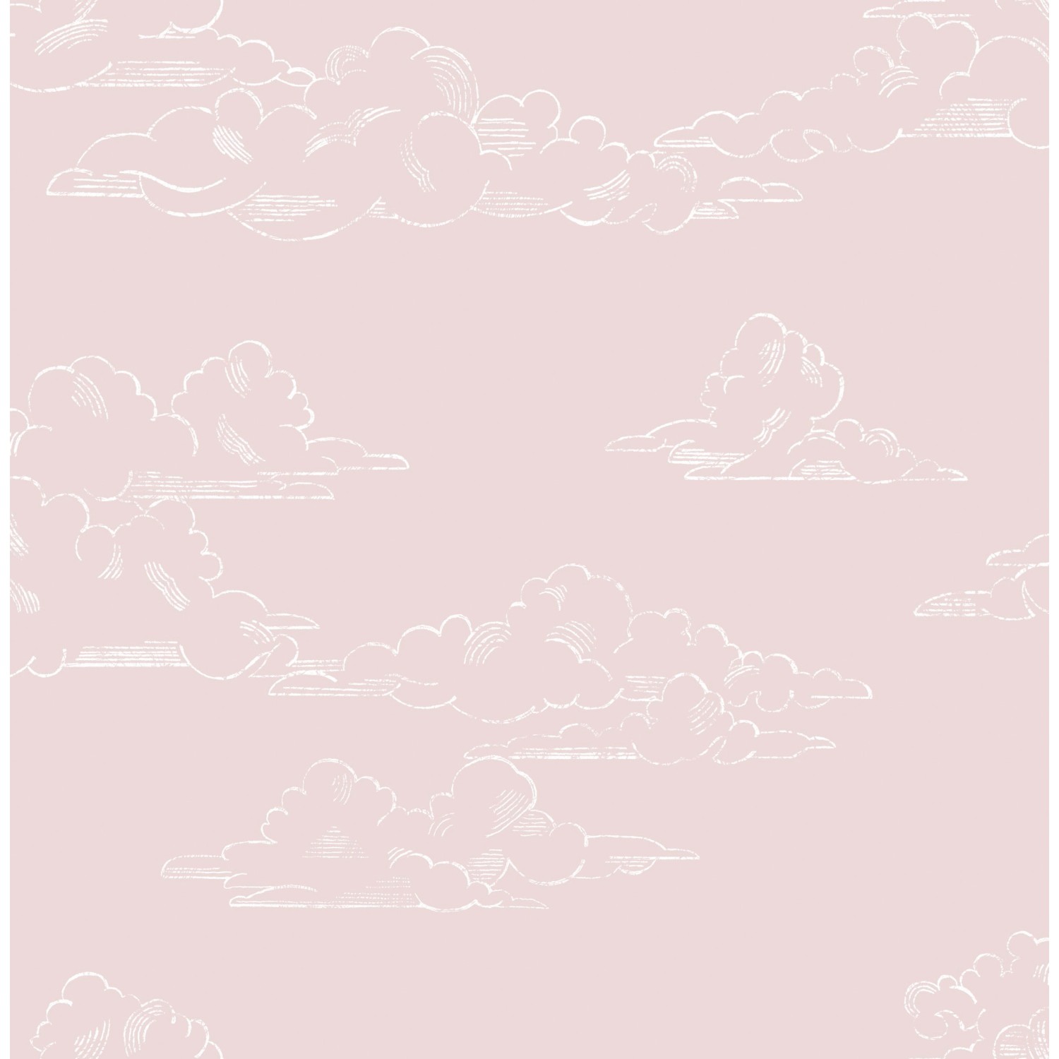 Vliestapete Superfresco Easy  Vintage Wolken Rosa von Superfresco easy